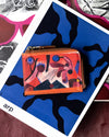 Unique purse with Paul Klee art print. 