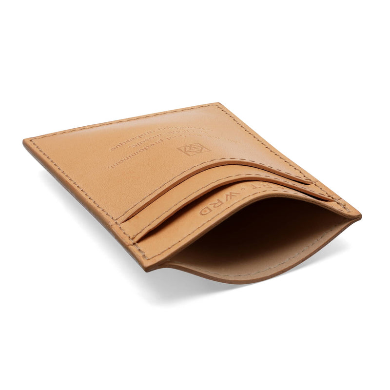 Colourful card holder central leather lined pocket.