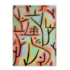 Colourful card holder printed with Paul Klee art.