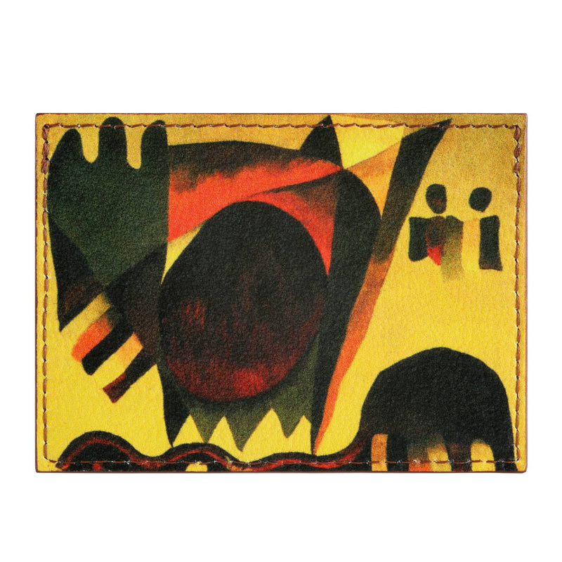Ethical card holder with Arthur Dove abstract artwork. 