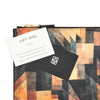 Leather art pouch printed with Paul Klee art.